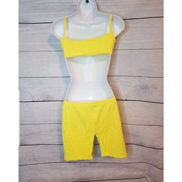Women's 2 Piece Crop Top Shorts Set Large - Picture 6 of 6